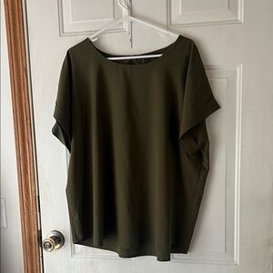 SHEIN Olive Green Blouse